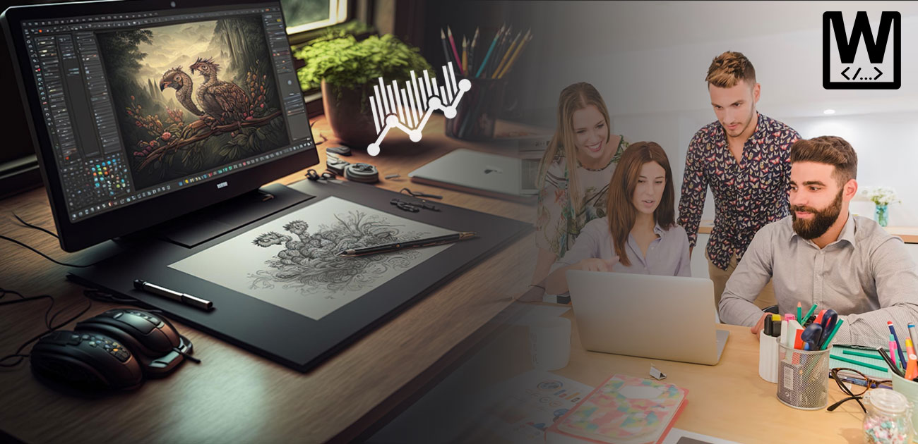 people-working-on-generating-digital-graphic-illustrations