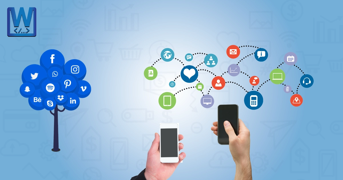 graphical-illustration-of-social-media-community-through-tree-structure